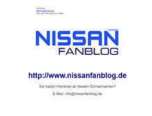 Tablet Screenshot of nissanfanblog.de